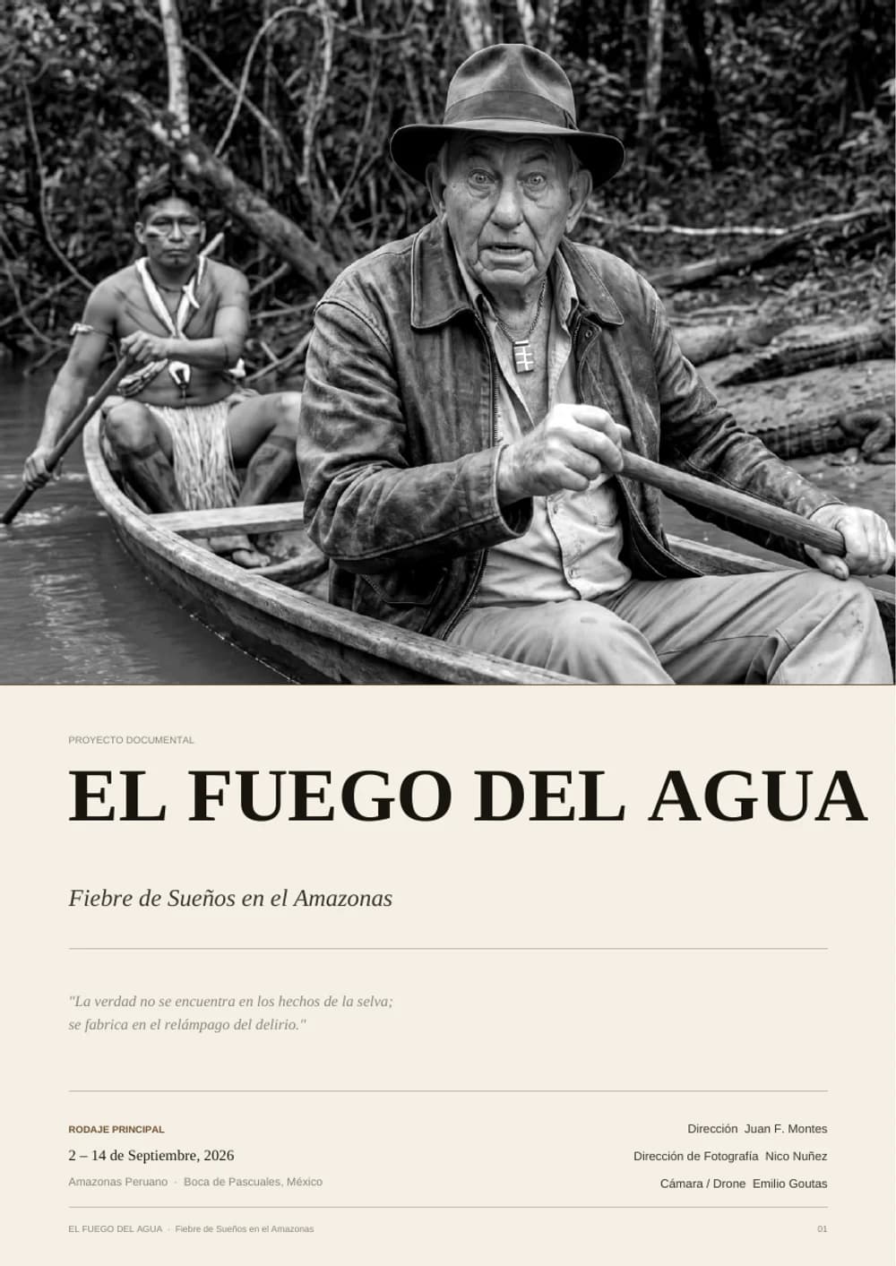 Carátula de El fuego del agua